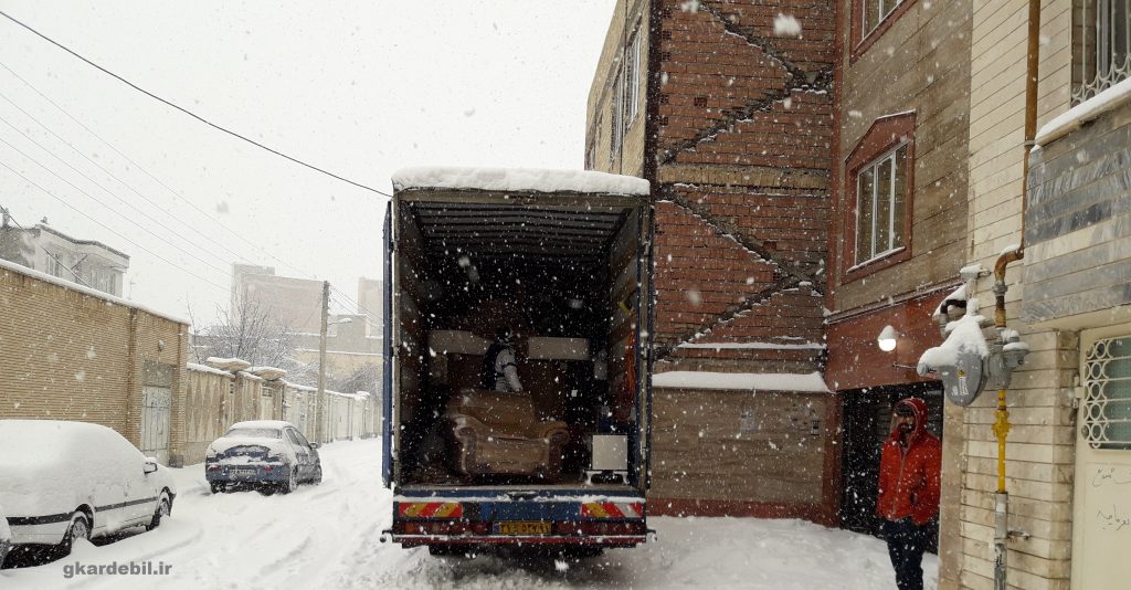 نکات حین حمل و نقل در برف و باران